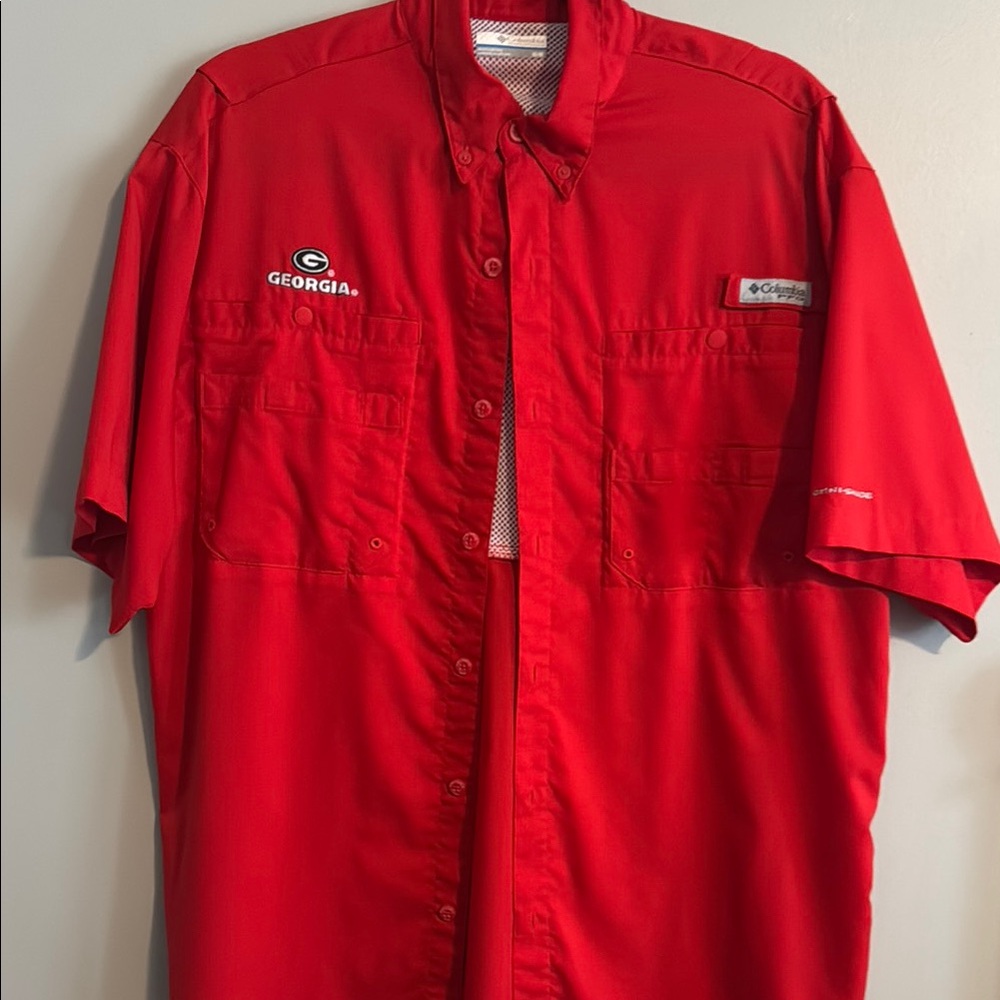 Columbia Men's Red Georgia Shirt